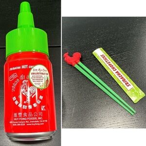 Giant Novelty Sriracha Tin Can Bottle